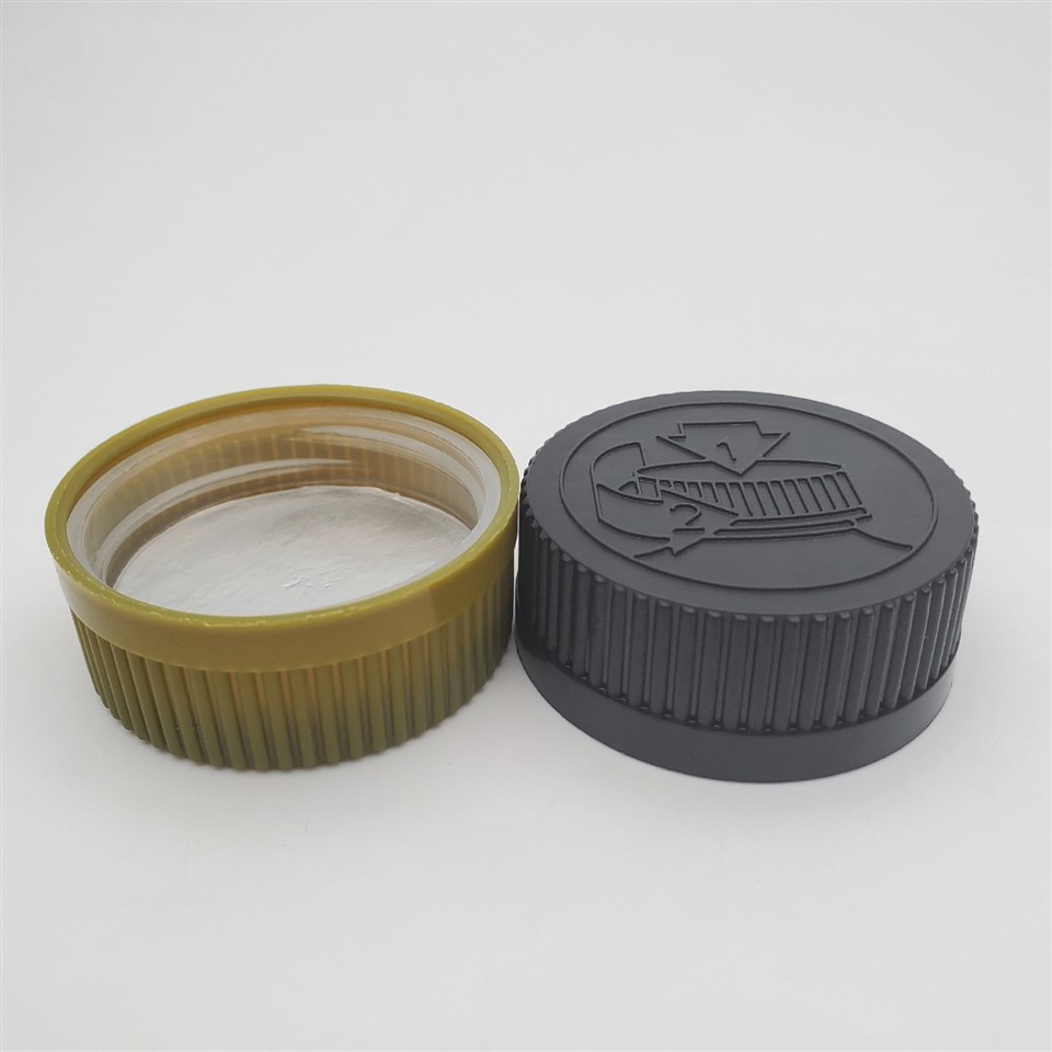 Factory Price 38mm Child-Proof Screw Cap For Two Neck Bottle