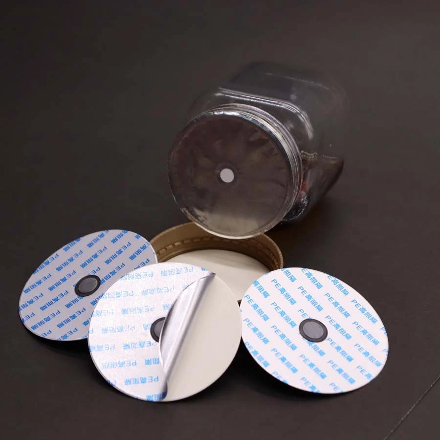 Foodstuff Gas Permeable Vent Aluminum Foil Induction Seal Liner For Plastic Bottle