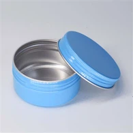 52*22size 40ml Blue Customized Printing Aluminum Container With Cap
