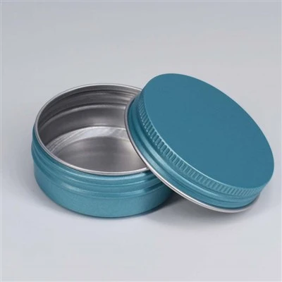 68*35size 80ml Blue Customized Printing Aluminum Box With Cap For Candy