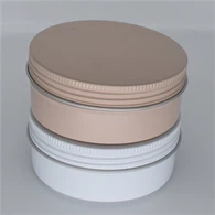 80ml, 80g, 3oz Aluminum Can Aluminum Can With Threaded Screws Top Cover Aluminum Can Manufacturers Wholesale Bulk Stock