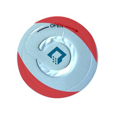 Aluminum Foil With PE Foam Lift And Pull Ring Peel Seal Liner