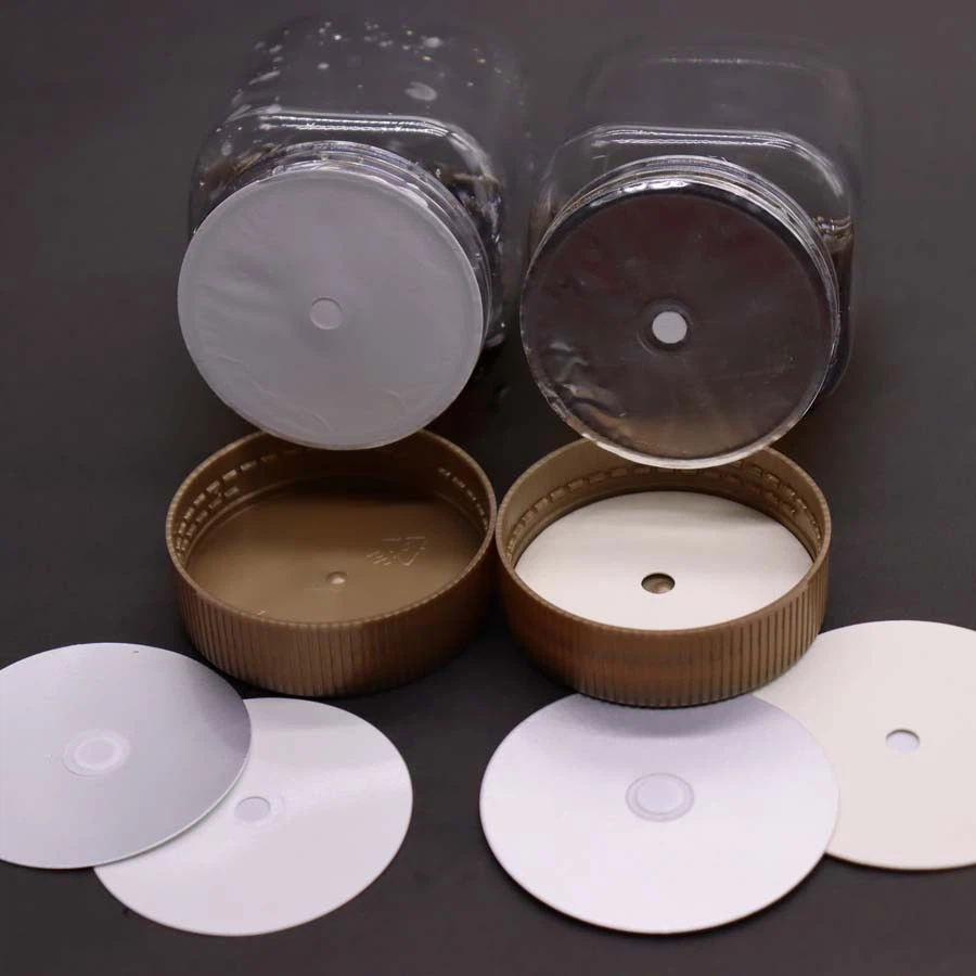 Two Piece Aluminum Foil Bottle Cap Vent Seal Liner